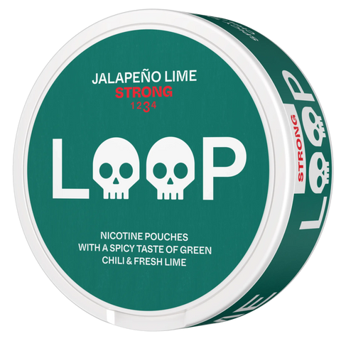 LOOP Jalapeno Lime Slim Strong All White Snus