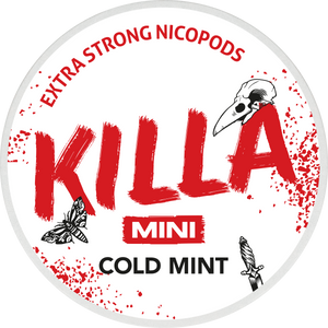 KILLA Cold Mint Mini Extra Strong All White Snus