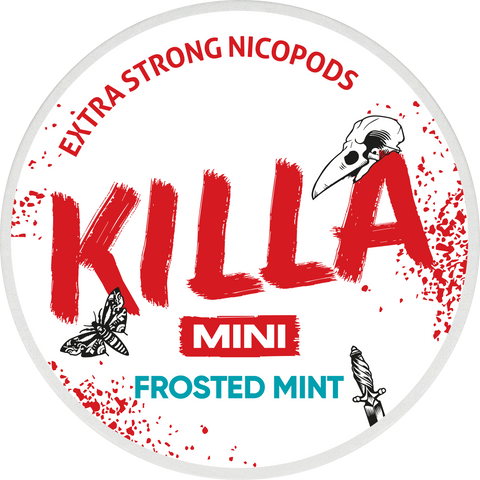 KILLA Frosted Mint Mini Extra Strong All White Snus