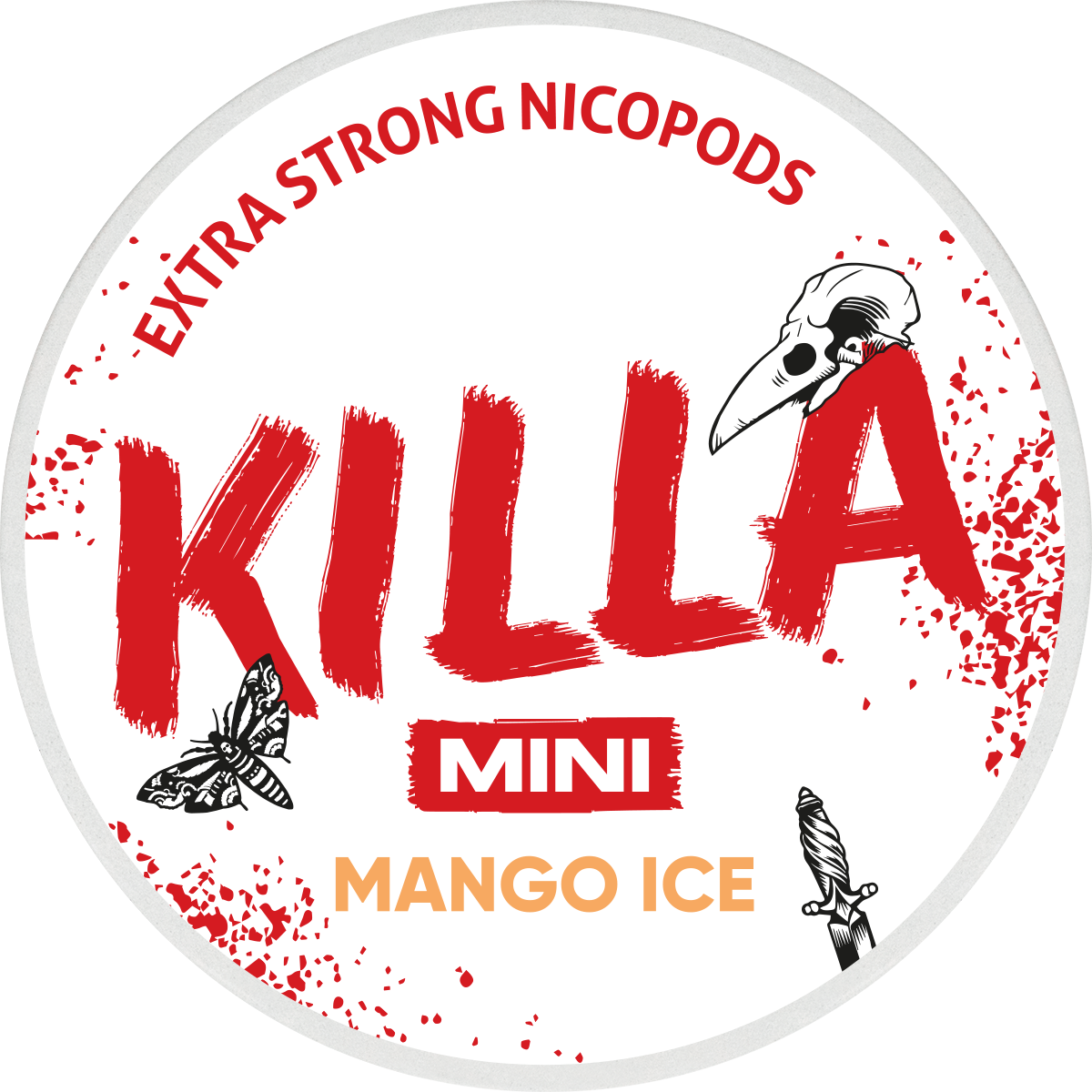 KILLA Mango Ice Mini Extra Strong All White Snus