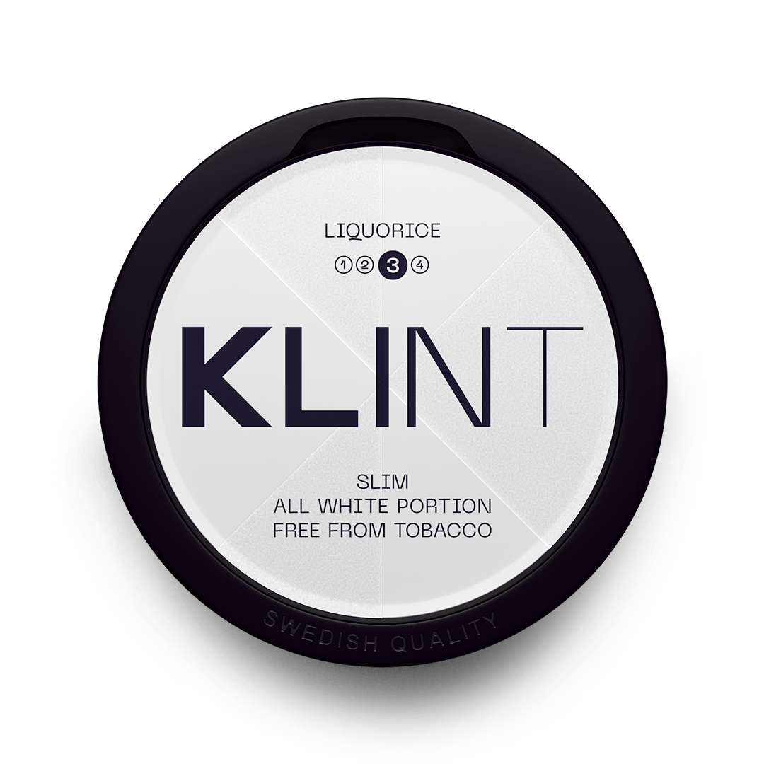 KLINT Licorice #3 Slim All White Snus