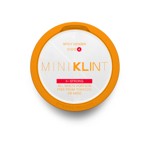 KLINT Mini Spicy Ginger X-Strong All White Snus