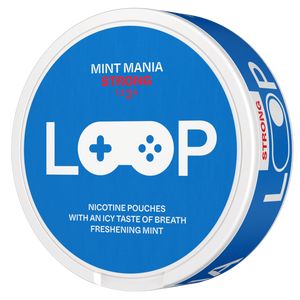 LOOP Mint Mania Slim Strong All White Snus