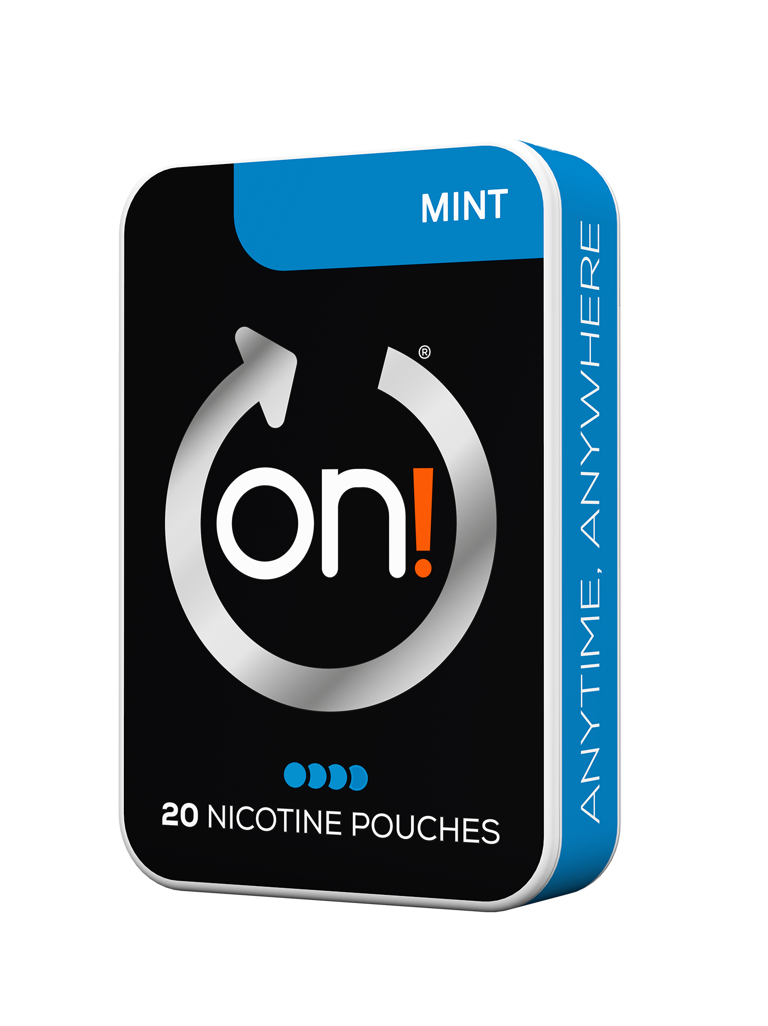 ON! Mint Mini 9mg All White Snus