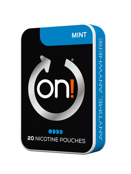 ON! Mint Mini 9mg All White Snus