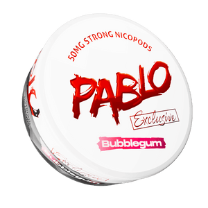 PABLO Exclusive 50mg Bubblegum All White Snus