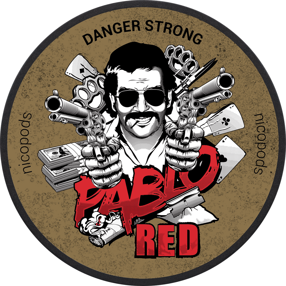 PABLO Red Slim Extra Strong All White Snus