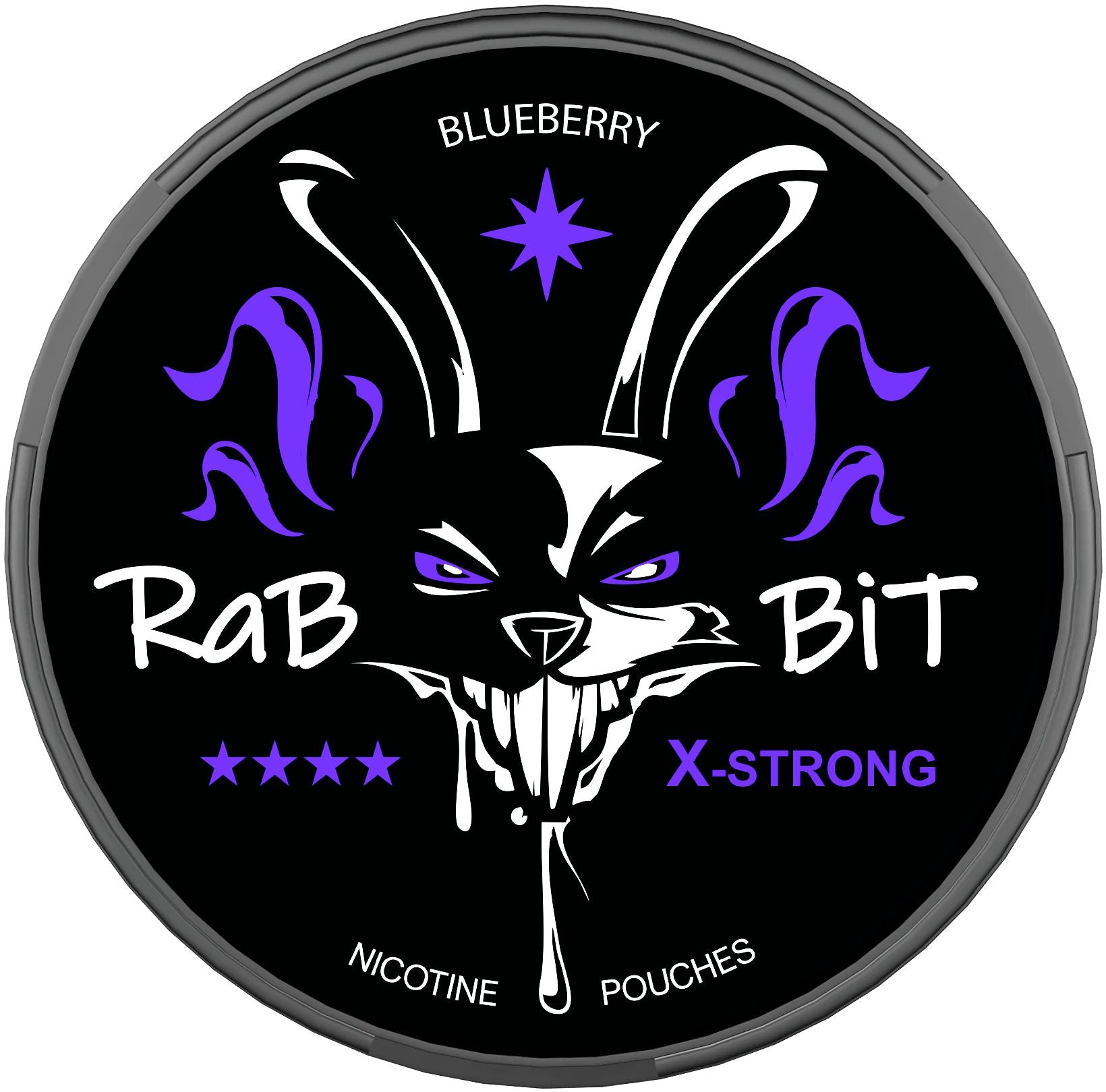 RaBBiT Blueberry Slim X-Strong All White Snus