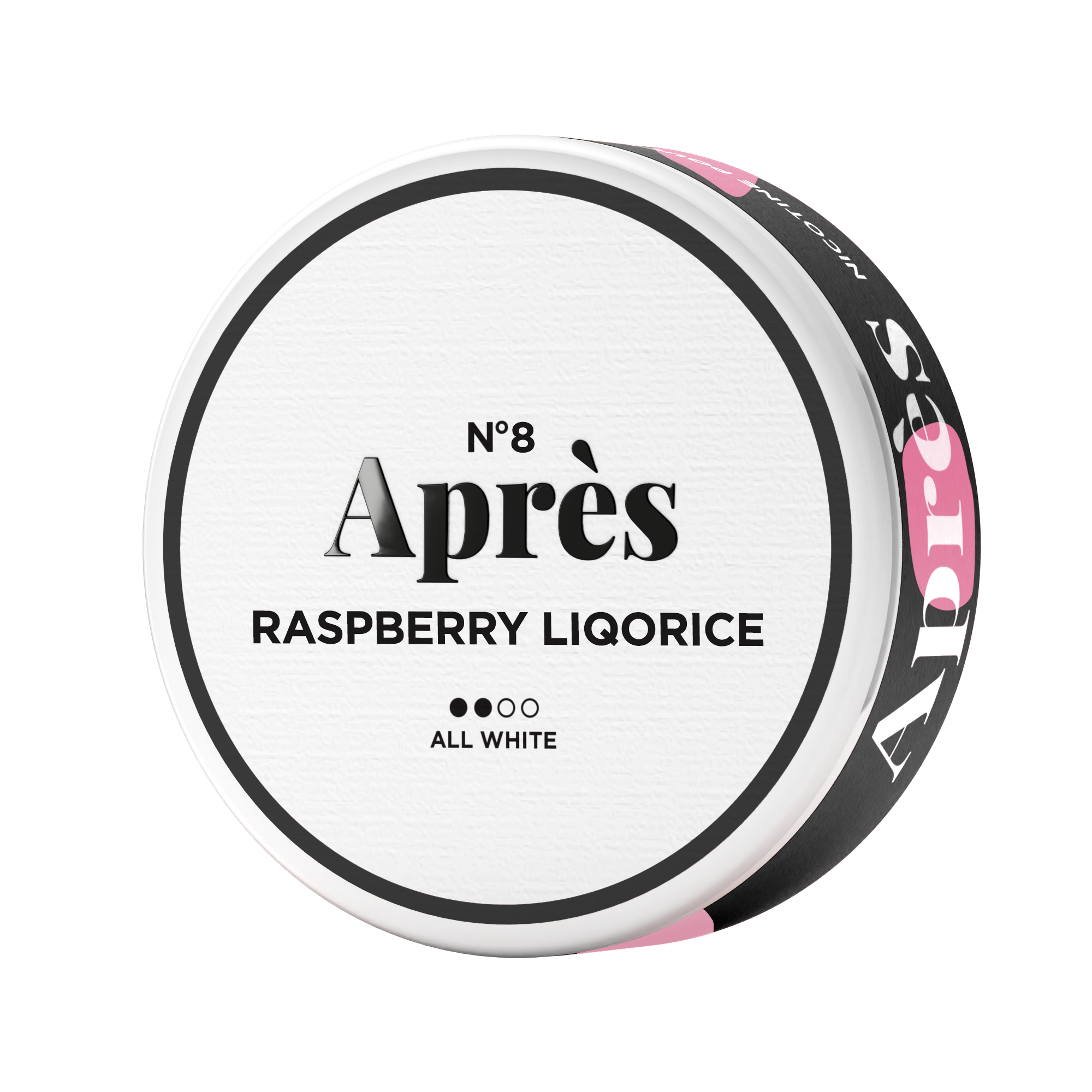 Après Raspberry Liqorice No.8 Large All White Snus