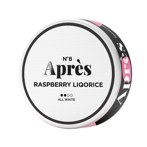 Après Raspberry Liqorice No.8 Large All White Snus