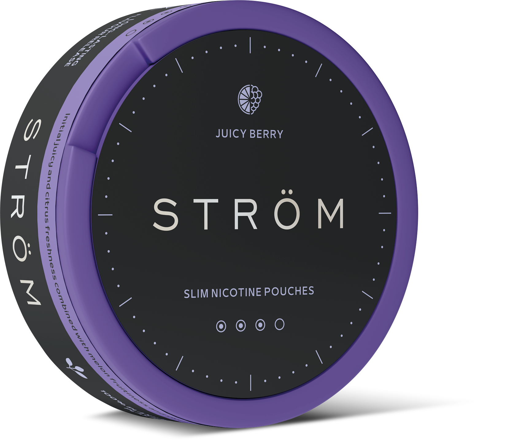 STRÖM Fruity Berry Slim All White Snus