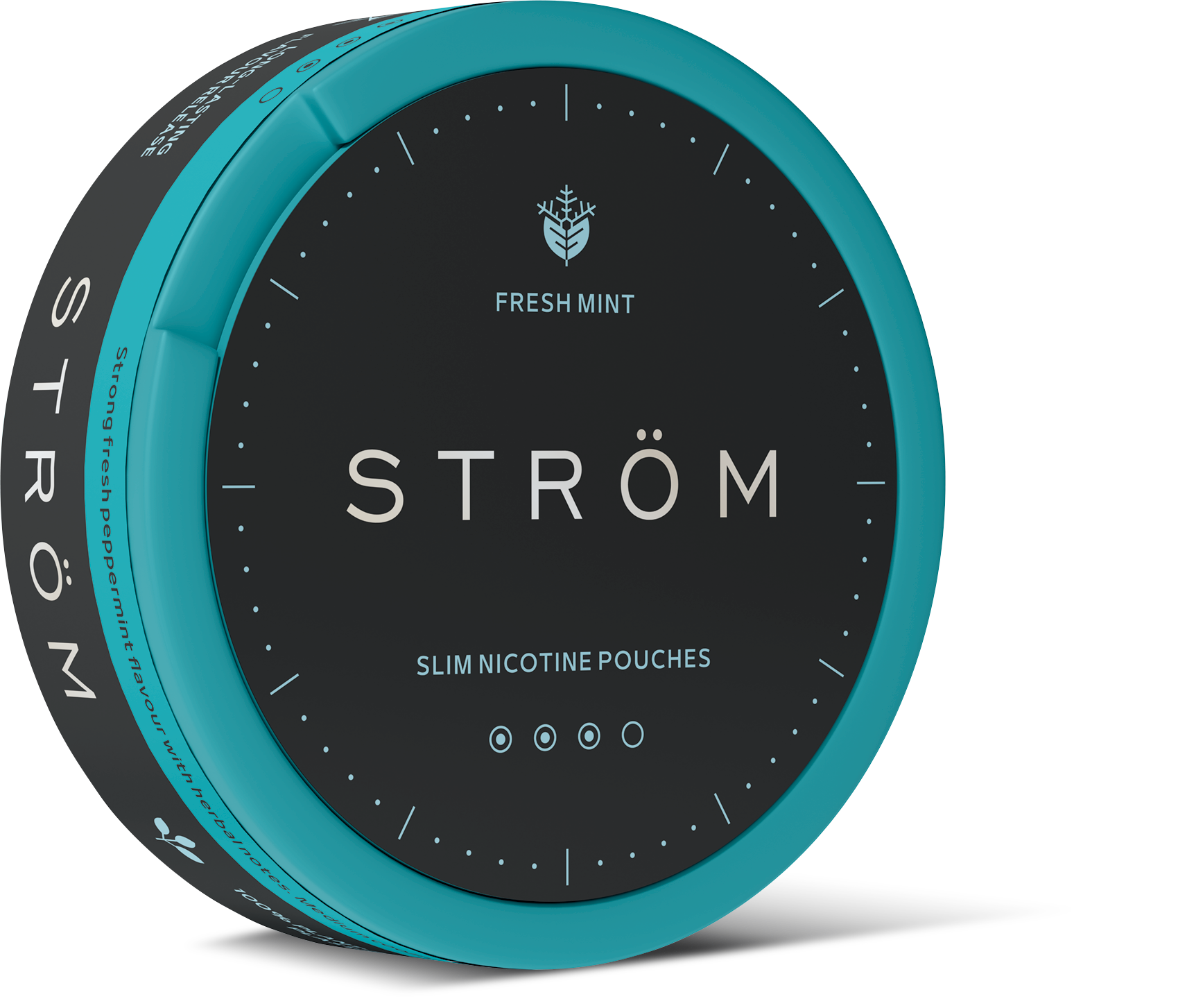 STRÖM Fresh Mint Slim All White Snus