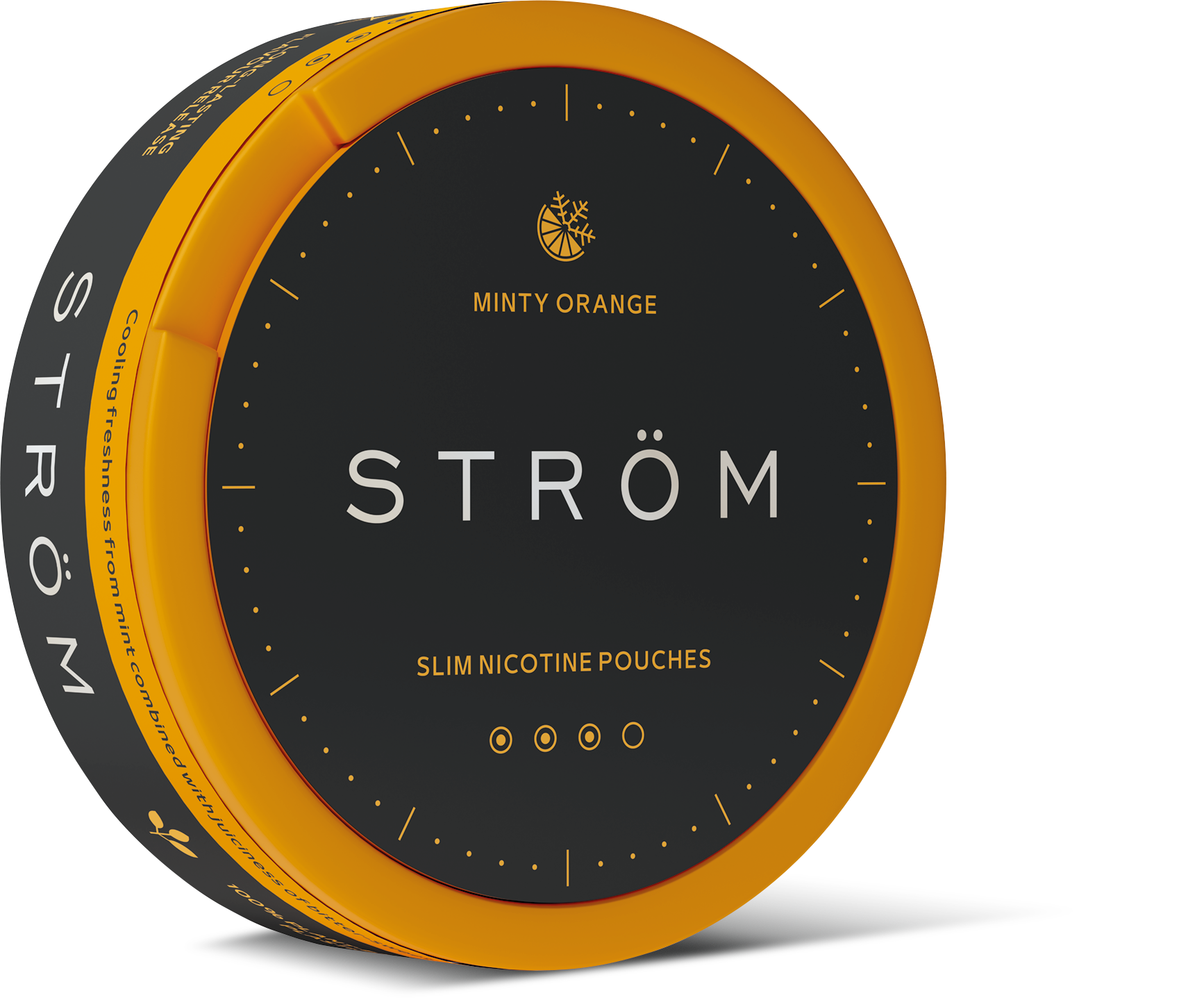 STRÖM Minty Orange Slim All White Snus