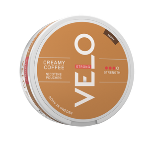 VELO Creamy Coffee Mini Strong All White Snus