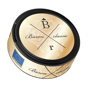 BARON Classic Gold Slim All White Snus