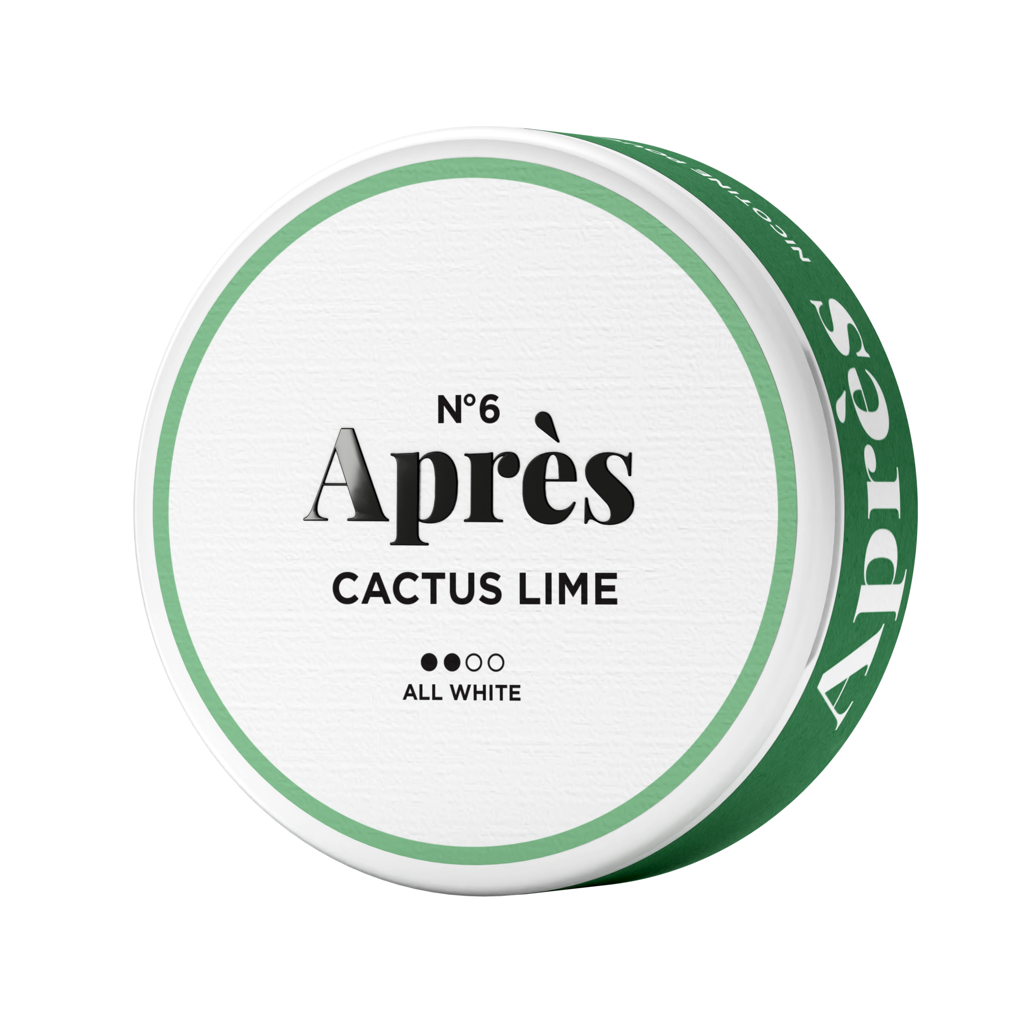 Après Cactus Lime No.6 Large All White Snus