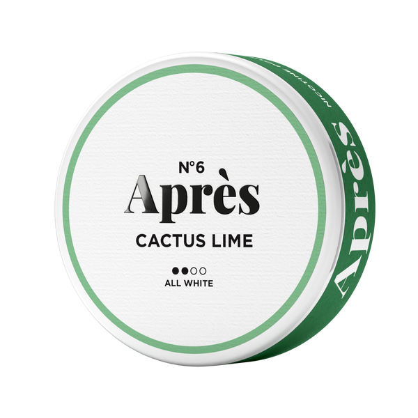 Après Cactus Lime No.6 Large All White Snus