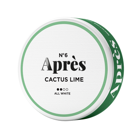 Après Cactus Lime No.6 Large All White Snus