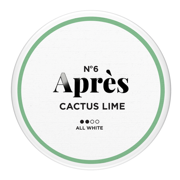 Après Cactus Lime No.6 Large All White Snus