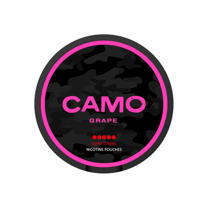 CAMO Grape Slim Super Strong All White Snus