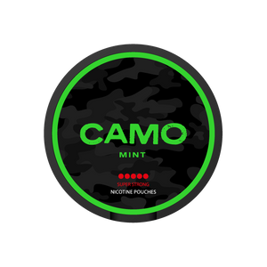 CAMO Mint Super Strong All White Snus