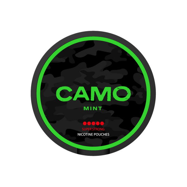 CAMO Mint Super Strong All White Snus