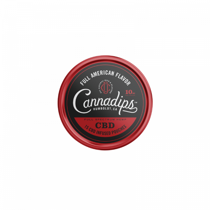 Cannadips Full American 10mg CBD Snus