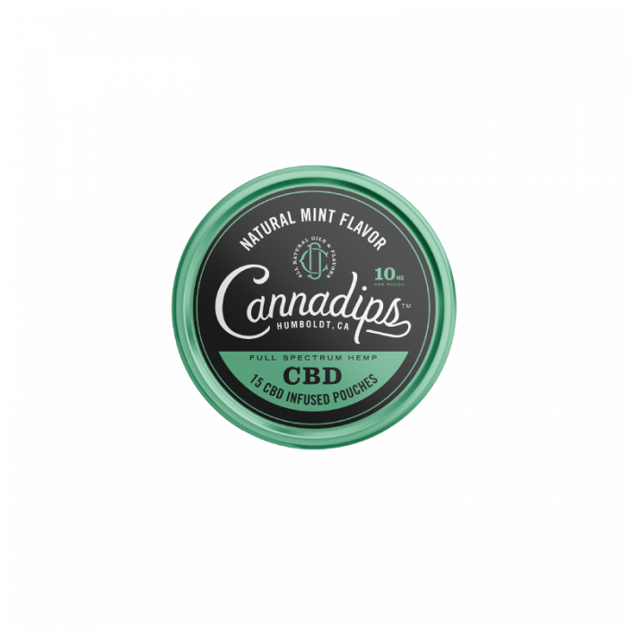 Cannadips Natural Mint 10mg CBD Snus