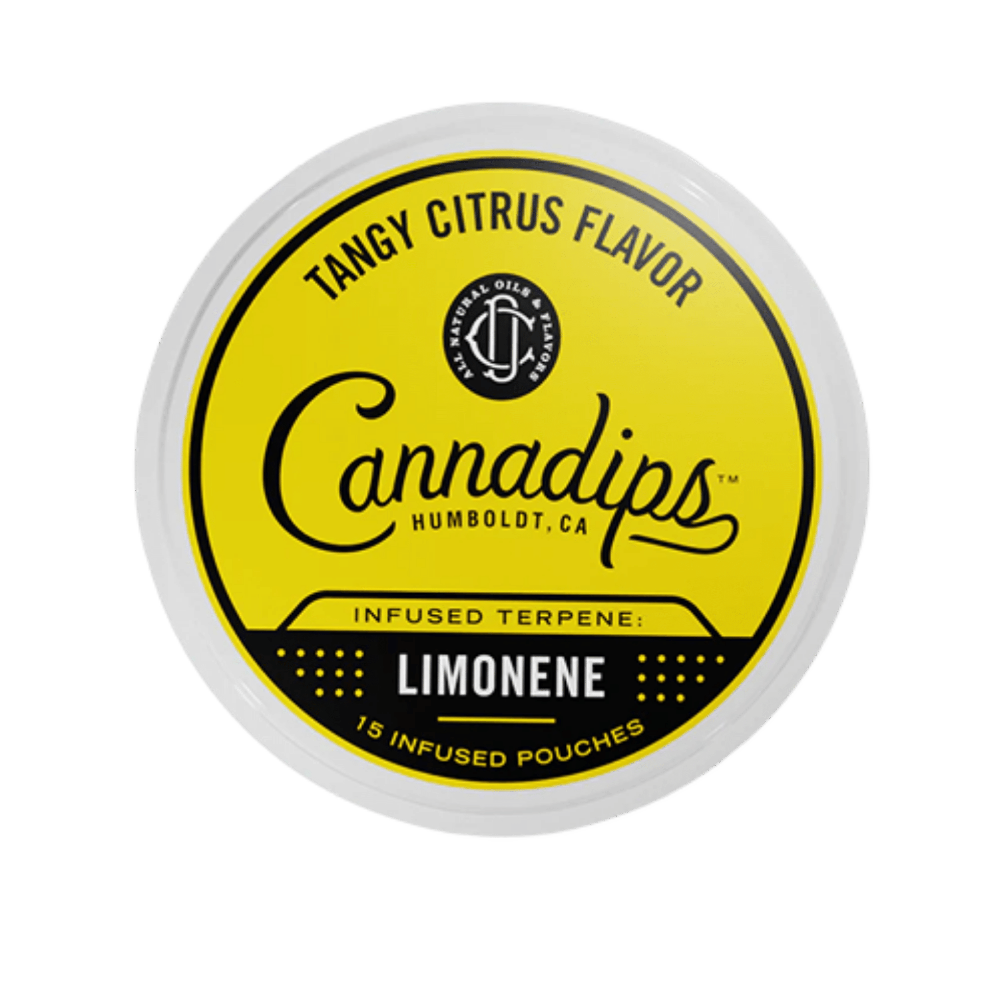 Cannadips Tangy Citrus Limonene Terpene Snus