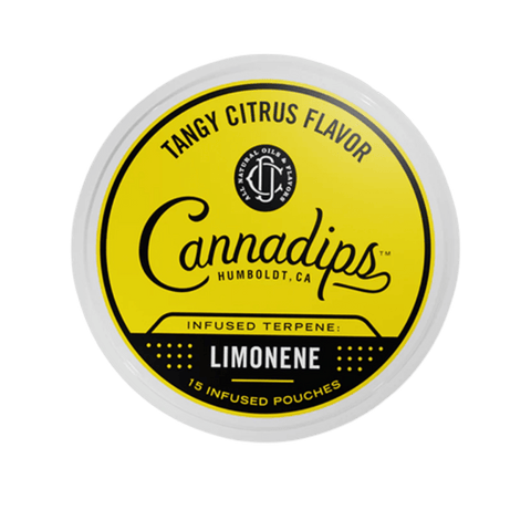 Cannadips Tangy Citrus Limonene Terpene Snus