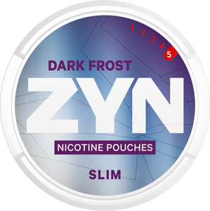 ZYN Dark Frost Slim Extra Strong All White Snus