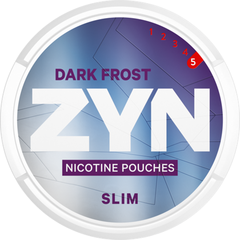 ZYN Dark Frost Slim Extra Strong All White Snus