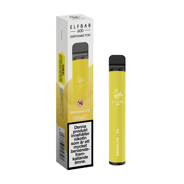 ELF BAR 600 Banana Ice Engångs Vape (600 Puffar)