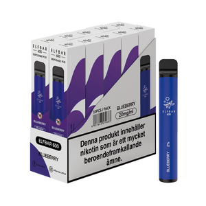 ELF BAR 600 Blueberry Engångs Vape (600 Puffar)