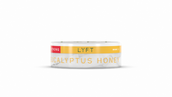 LYFT Eucalyptus Honey Slim Strong All White Snus