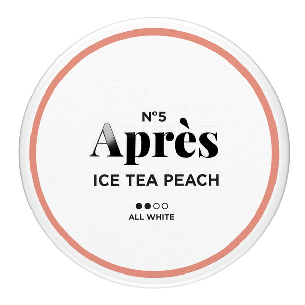 Après Ice Tea Peach No.5 Large All White Snus