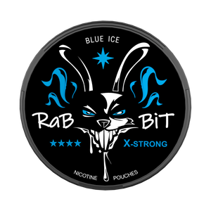 RaBBiT Blue Ice Slim X-Strong All White Snus