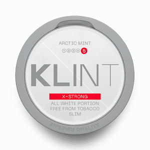 KLINT Artic Mint Slim X-Strong All White Snus