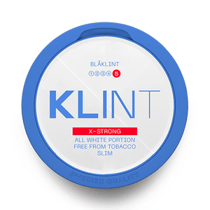 KLINT Blåklint Slim X-Strong All White Snus