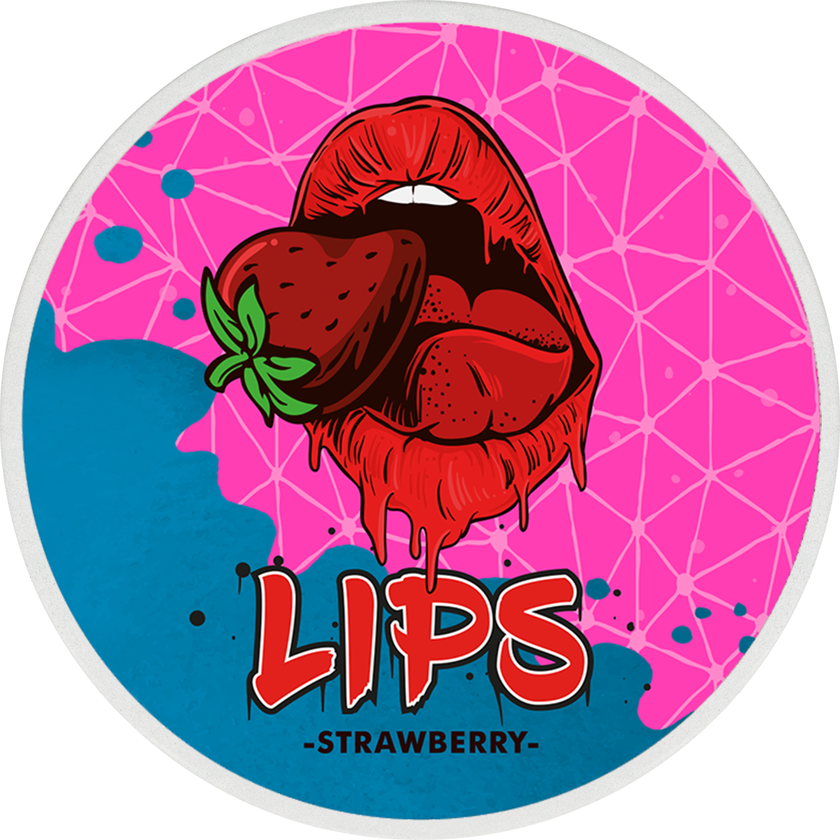 LIPS Strawberry Slim Extra Strong All White Snus