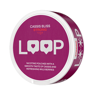 LOOP Cassis Bliss Slim Strong All White Snus