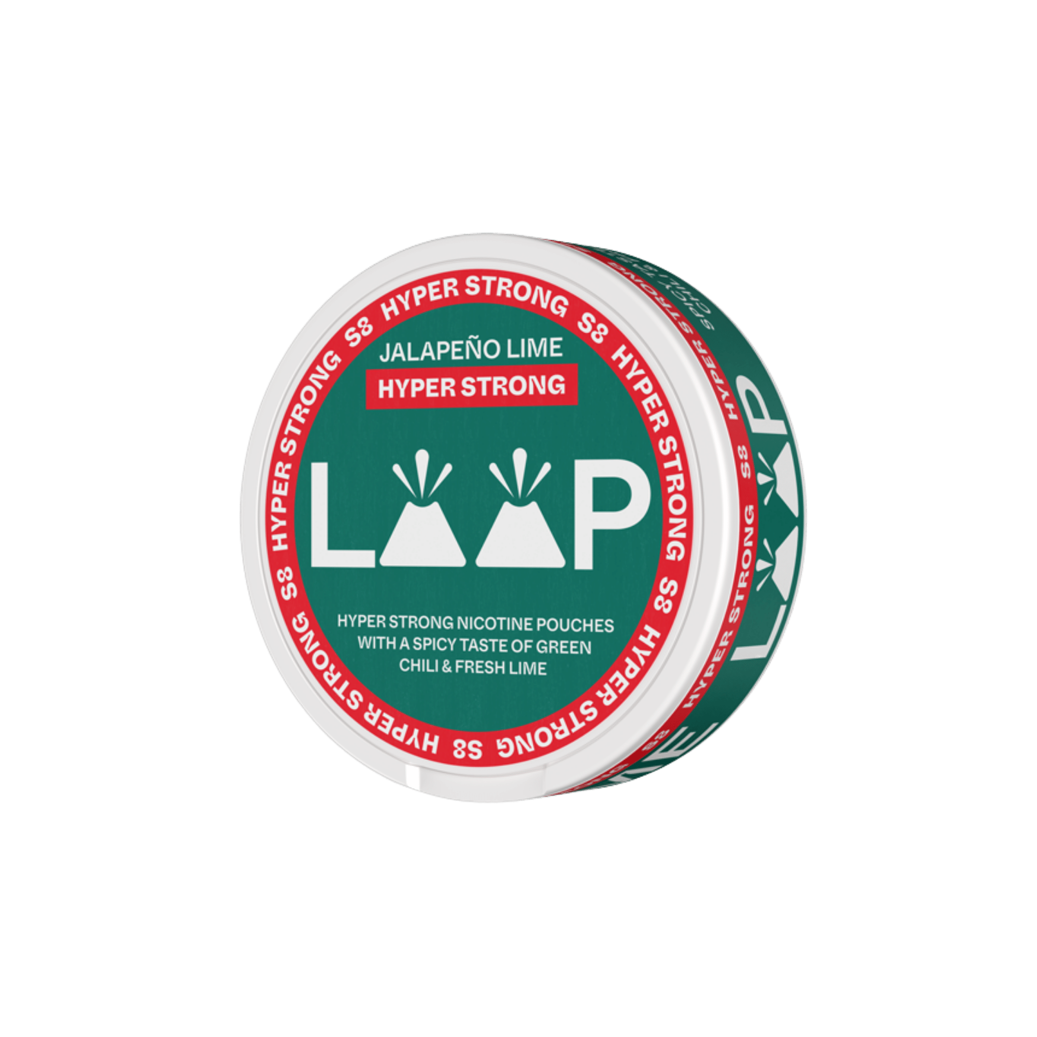 LOOP Jalapeno Lime Slim Hyper Strong All White Snus