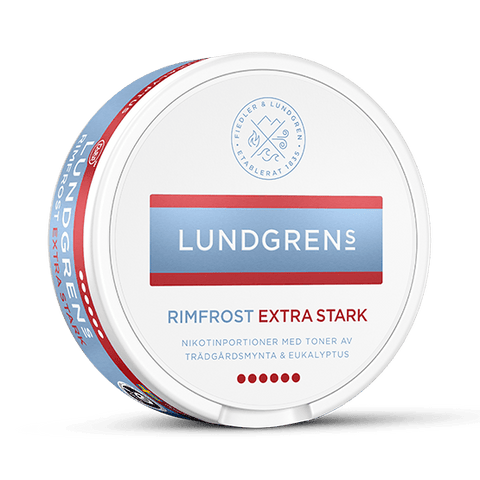 Lundgrens Rimfrost Extra Strong All White Snus