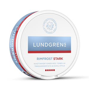 Lundgrens Rimfrost Stark Large All White Snus