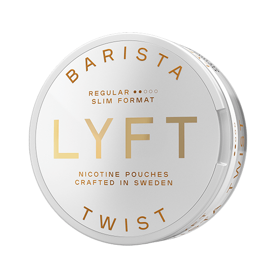 LYFT Barista Twist Slim Regular All White Snus