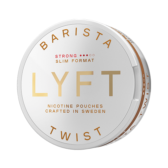 LYFT Barista Twist Strong Slim All White Snus