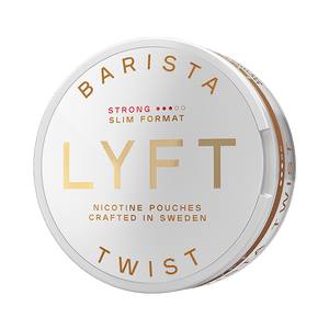 LYFT Barista Twist Strong Slim All White Snus