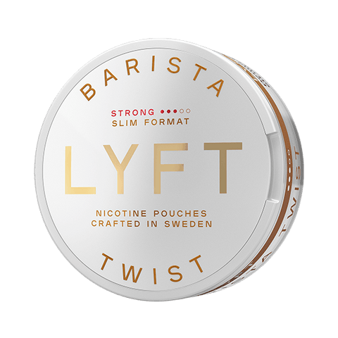 LYFT Barista Twist Strong Slim All White Snus