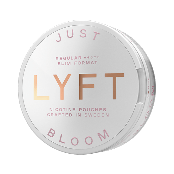 LYFT Just Bloom Regular Slim All White Snus