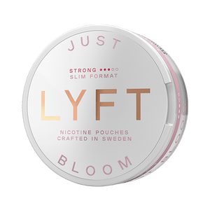 LYFT Just Bloom Strong Slim All White Snus